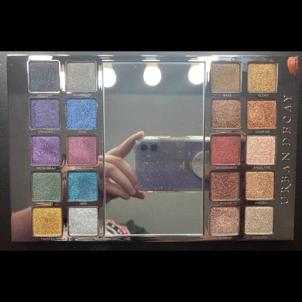 urban decay shimmer eyeshadow palette